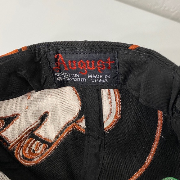 August Aztec Patch Embroidered Cap 5 Panel Basebal - Picture 5 of 6